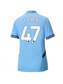 Manchester City Phil Foden #47 Zenski Domaci Dres 2024-25 Kratak Rukavima